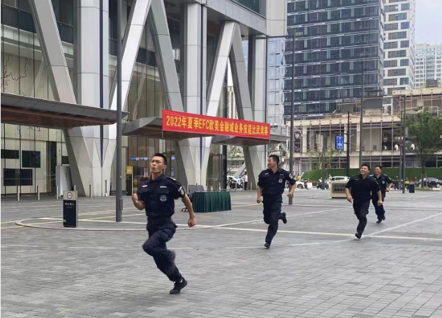 业务技能大比武 ,力邦保安队员得第一